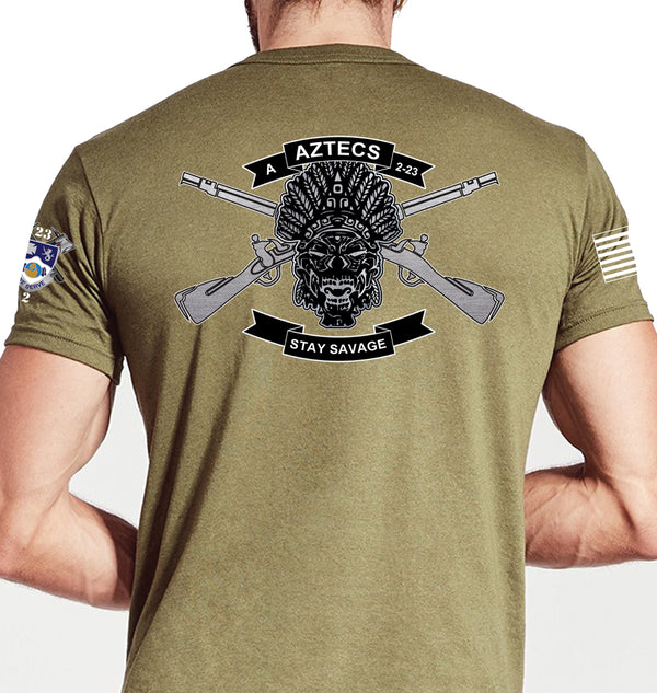 Aztec Co Coyote Tan Unisex Shirt. This shirt is NOT approved for PT