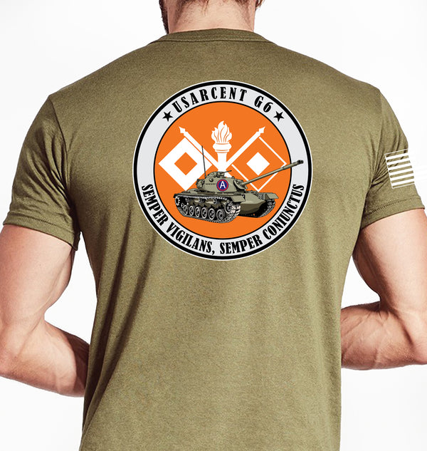 Coyote Tan Unisex Shirt. This shirt is NOT approved for PT