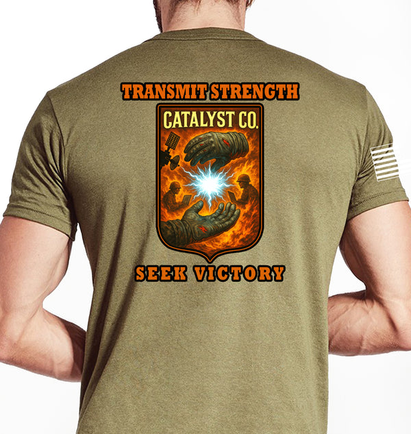 Coyote Tan Unisex Shirt. This shirt is NOT approved for PT