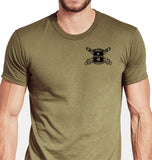 Bravo Coyote Tan Unisex Shirt. This shirt is IN UNIFORM USAGE