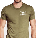 Bravo Coyote Tan Unisex Shirt. This shirt is IN UNIFORM USAGE