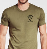 Scout Coyote Tan Unisex Shirt. This shirt is NOT approved for PT