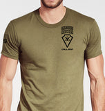 Scout Coyote Tan Unisex Shirt. This shirt is NOT approved for PT