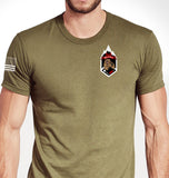 Breacher Coyote Tan 50-50 Blend Unisex Shirt. This shirt is NOT approved for PT