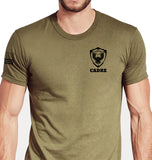 Cadre Coyote Tan Unisex Shirt. This shirt is NOT approved for PT