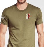 Ronin Coyote Tan Unisex Shirt. This shirt is NOT approved for PT