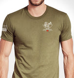 Breacher Coyote Tan 50-50 Blend Unisex Shirt. This shirt is NOT approved for PT