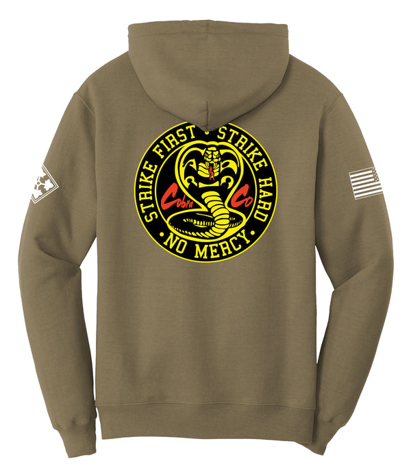 Tan Hoodie Sweatshirt. This sweatshirt is NOT approved for PT.