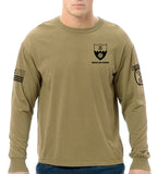 Coyote Tan LS Unisex Shirt. This shirt is NOT approved for PT.