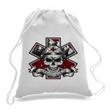 Cotton Canvas Draw String Bag- Comes in White and Black.