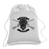 Cotton Canvas Draw String Bag- Comes in White and Black.