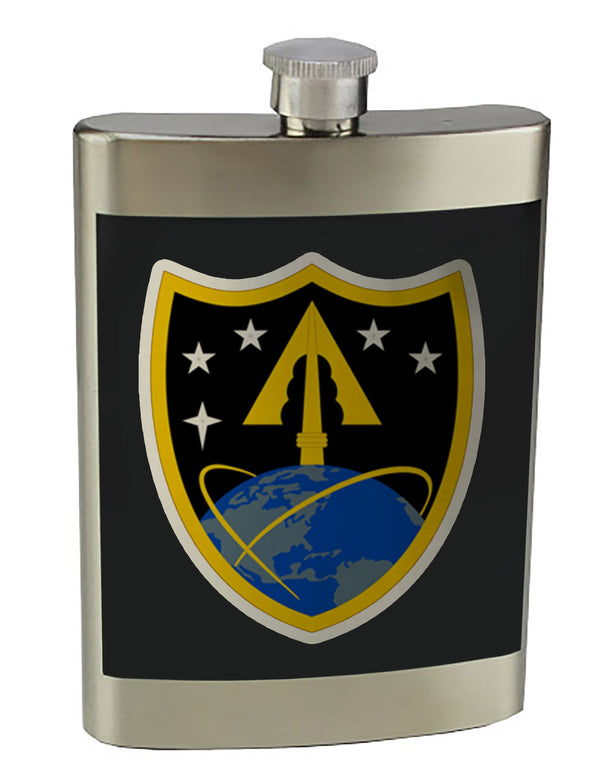 Multiple Designs - 8 oz. Stainless Steel Flask with screw on lid.