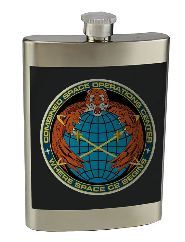 8 oz. Stainless Steel Flask with screw on lid.