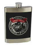 OCS Class 8 oz. Stainless Steel Flask with screw on lid.