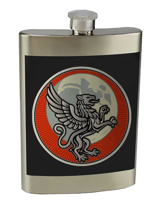 Hyperion 8 oz. Stainless Steel Flask with screw on lid.
