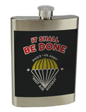 OCS Class 8 oz. Stainless Steel Flask with screw on lid.