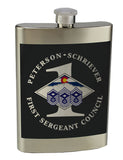 8 oz. Stainless Steel Flask with screw on lid.