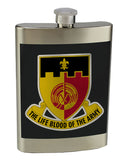 8 oz. Stainless Steel Flask with screw on lid.