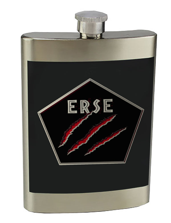 8 oz. Stainless Steel Flask with screw on lid.