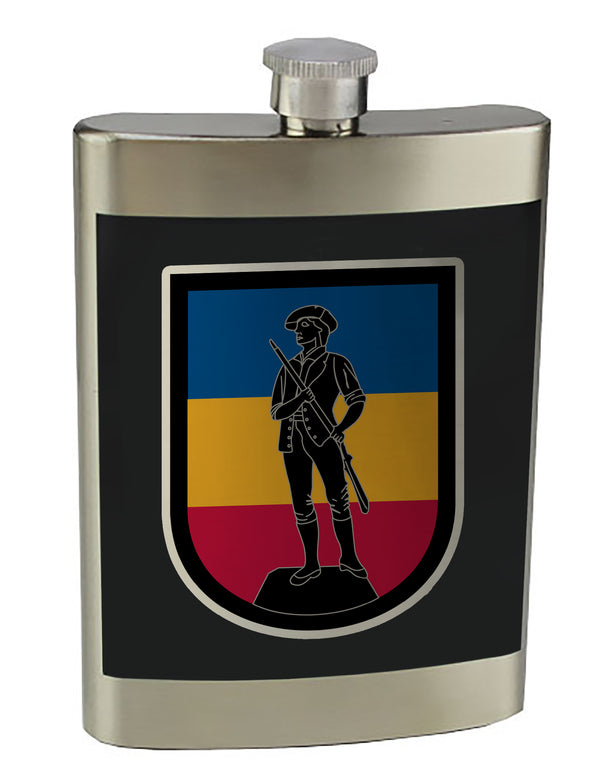 8 oz. Stainless Steel Flask with screw on lid.