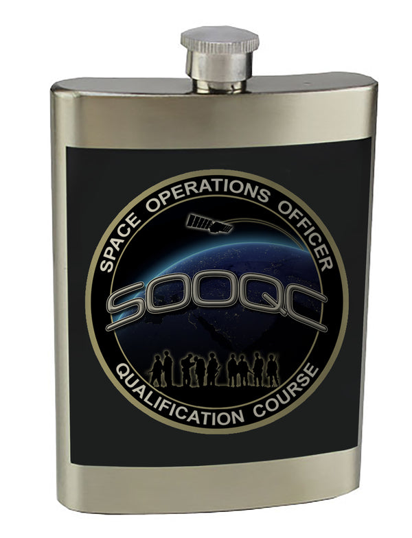 8 oz. Stainless Steel Flask with screw on lid.