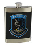 8 oz. Stainless Steel Flask with screw on lid.