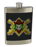 8 oz. Stainless Steel Flask with screw on lid.