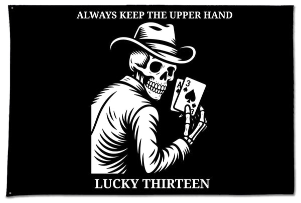 Two Sided Flag with Grommets, Perfect for Flying Outside. Comes in multiple sizes.