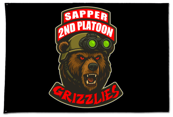 Two Sided Flag with Grommets, Perfect for Flying Outside. Comes in multiple sizes.