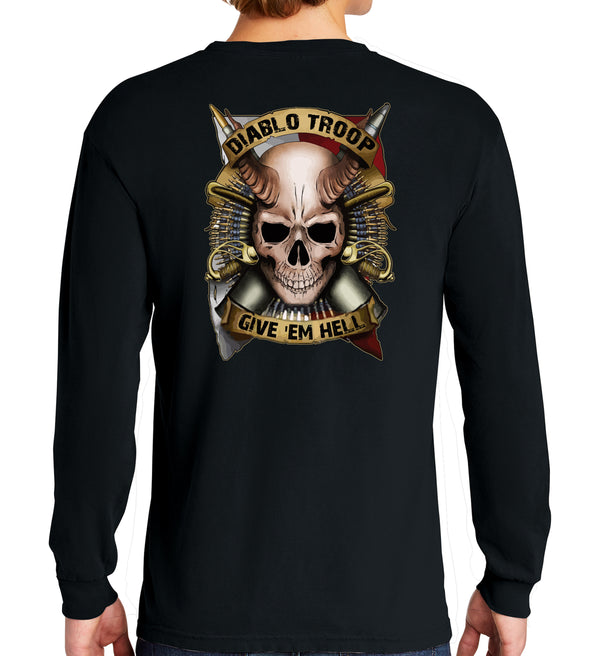 Color Long Sleeve 50-50 Blend Unisex Shirt. This shirt IS approved for PT.