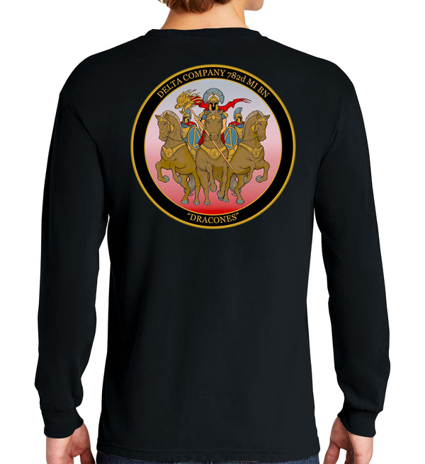 D Co Long Sleeve 50-50 Blend Unisex Shirt. This shirt IS approved for PT.