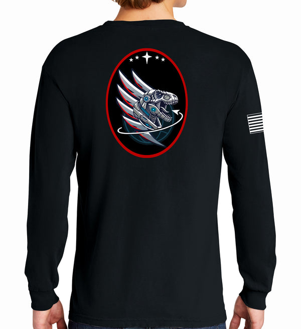 T-REX Long Sleeve 50-50 Blend Unisex Shirt. This shirt IS approved for PT