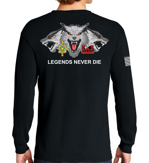 Long Sleeve 50-50 Blend Unisex Shirt. This shirt IS approved for PT.