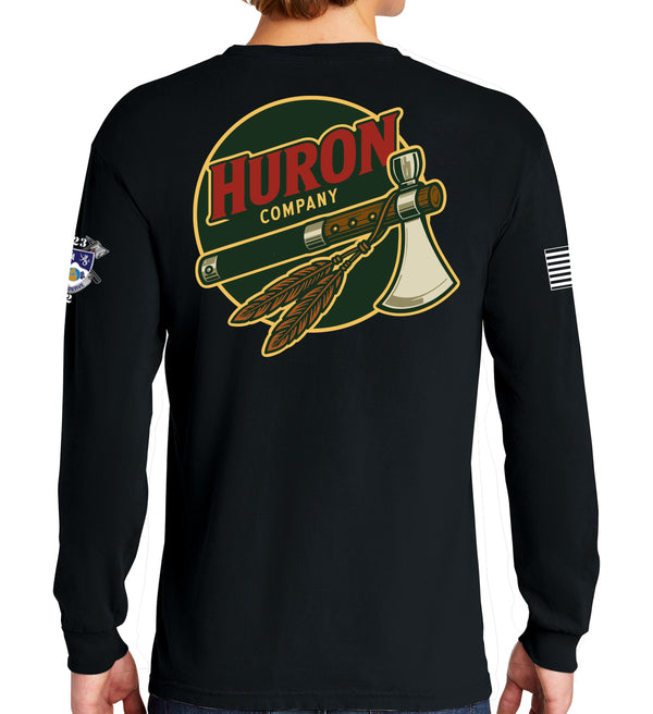Huron Co Long Sleeve 50-50 Blend Unisex Shirt. This shirt IS approved for PT