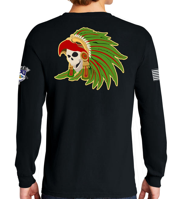 Aztec Co Long Sleeve 50-50 Blend Unisex Shirt. This shirt IS approved for PT