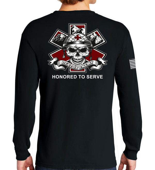 Long Sleeve 50-50 Blend Unisex Shirt. This shirt IS approved for PT.