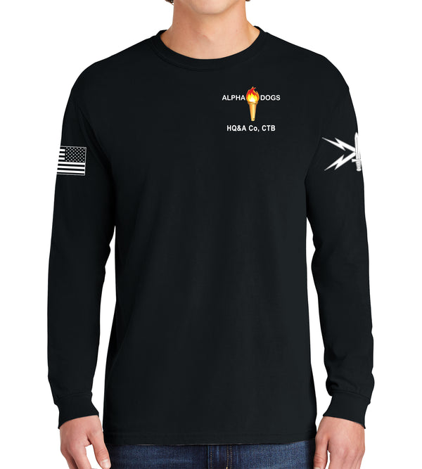 HQ&A Co CTB Long Sleeve 50-50 Blend Unisex Shirt. This shirt IS approved for PT