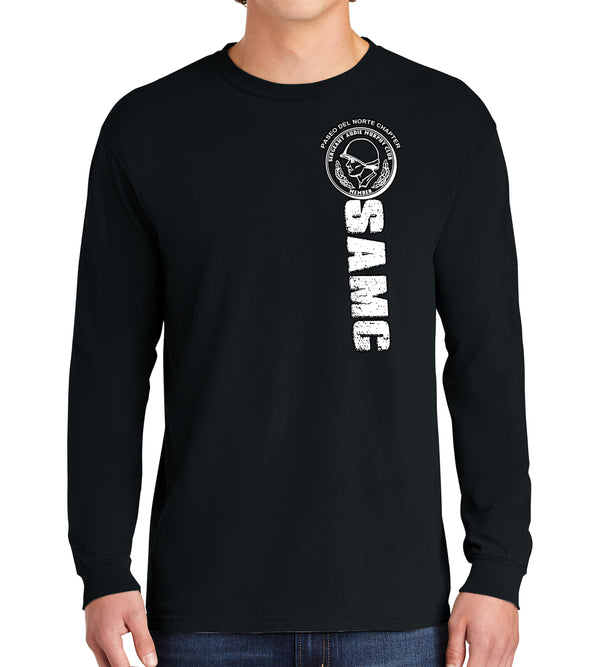 PDN SAMC PT Long Sleeve 50-50 Blend Unisex Shirt. This shirt IS approved for PT