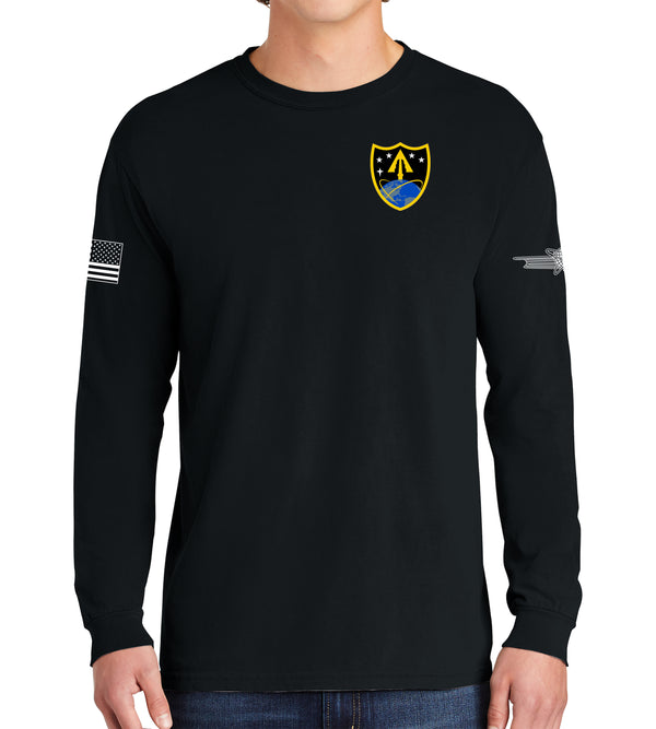 ARMY Long Sleeve 50-50 Blend Unisex Shirt. This shirt IS approved for PT.