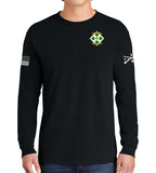 Able Outlaws Long Sleeve 50-50 Blend Unisex Shirt. This shirt IS approved for PT