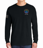 Black Flag Long Sleeve 50-50 Blend Unisex Shirt. This shirt IS approved for PT