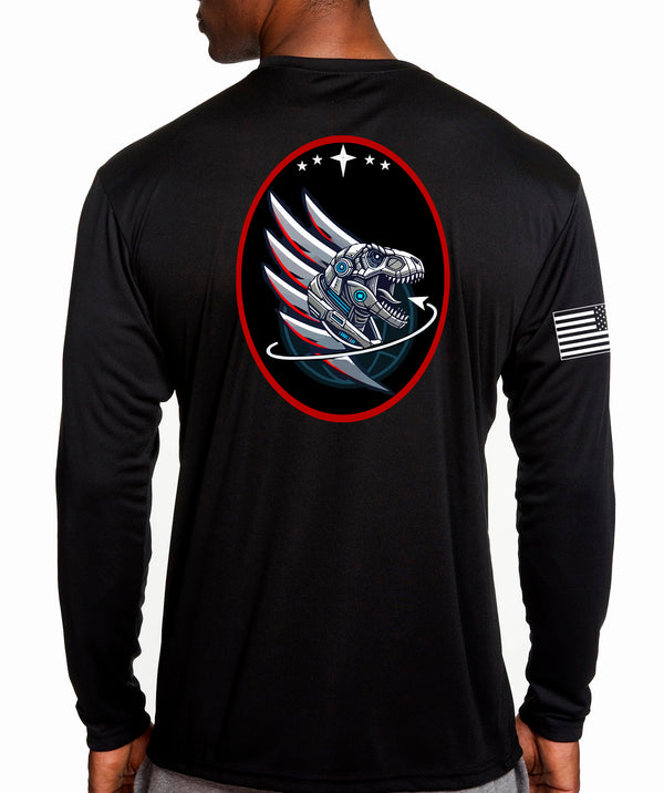 T-REX Long Sleeve Performance PT Shirt. This shirt IS approved for PT.