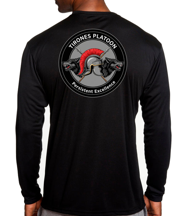 TIRONES PLT Long Sleeve Performance PT Shirt. This shirt IS approved for PT.