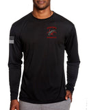 Distro-Hazard Long Sleeve Performance Unisex Shirt. This shirt IS approved for PT