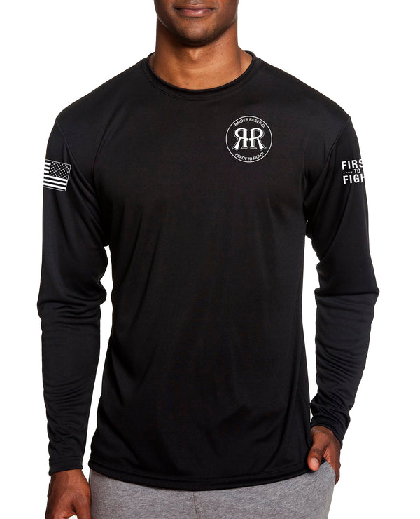 RR Long Sleeve Performance PT Shirt. This shirt IS approved for PT.