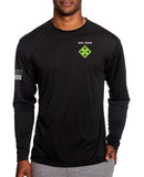 Long Sleeve Performance PT Shirt. This shirt IS approved for PT.