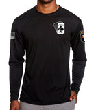 Long Sleeve Performance PT Shirt. This shirt IS approved for PT.