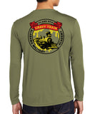 OCS Class OD Green PT Long Sleeve Performance Shirt. This shirt IS approved for PT.