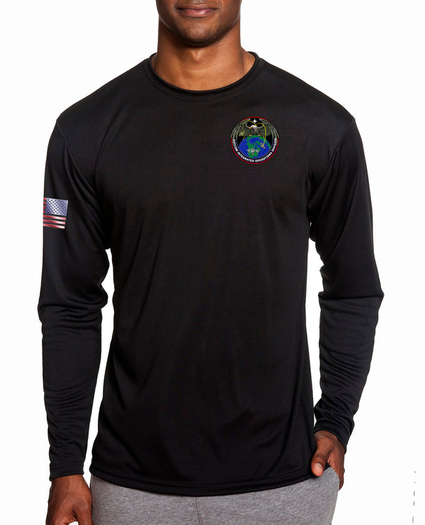 Long Sleeve Performance PT Shirt. This shirt IS approved for PT.