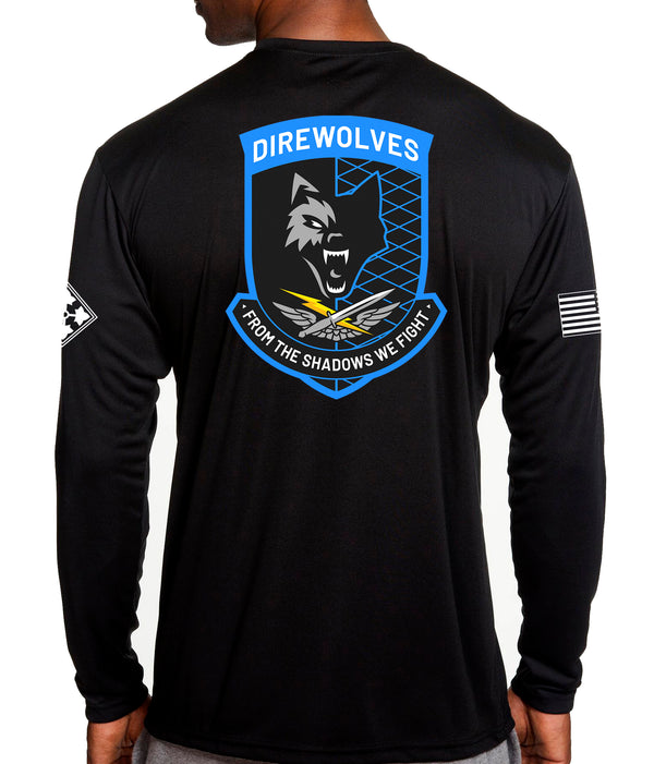 Long Sleeve Performance PT Shirt. Color Design. This shirt IS approved for PT.